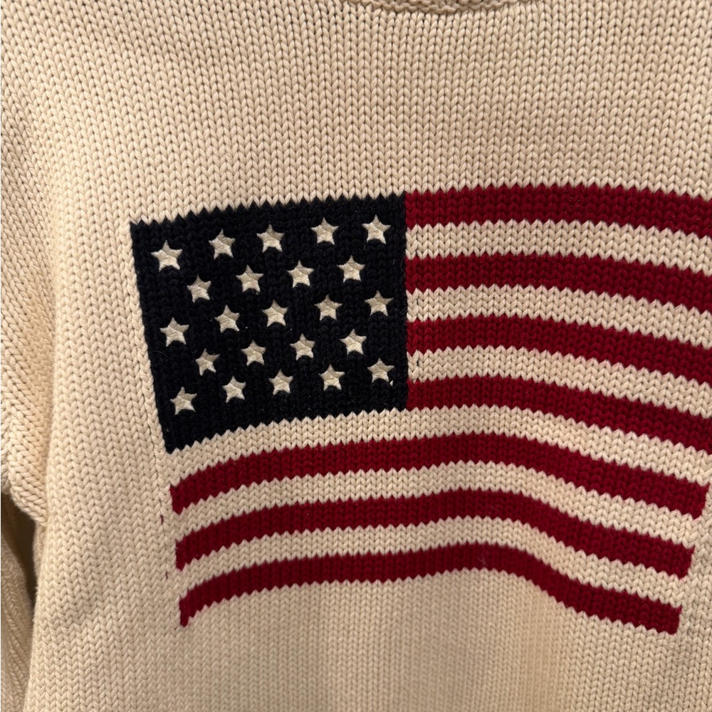 Brandy Melville American Flag Sweater - Picture 3 of 6